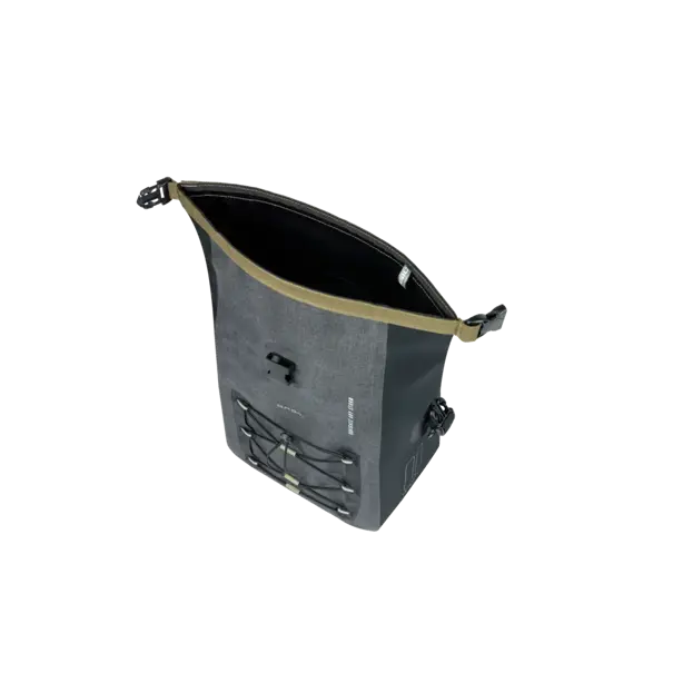 Basil Navigator Storm M - enkele tas MIK Hooks - 12-15L - zwart