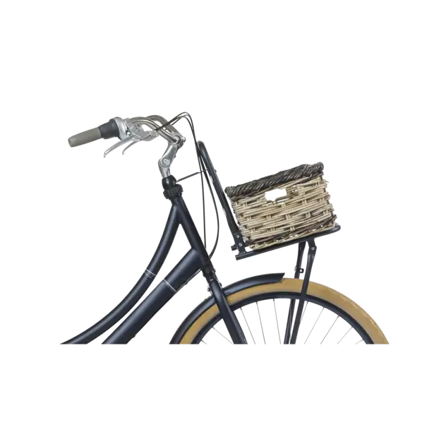 Basil Dijon - fietsmand - small - grijs/zwart
