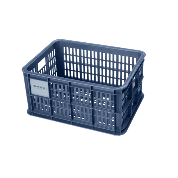 Basil fietskrat S - klein - 17.5 liter - blauw