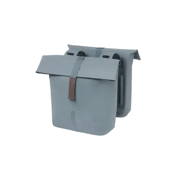 Basil City - dubbele fietstas - 28-32 liter – graphite blue