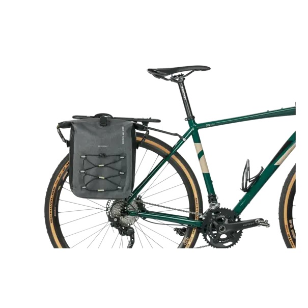 Basil Navigator Storm MIK Studs M - enkele fietstas - 12-15 liter - zwart