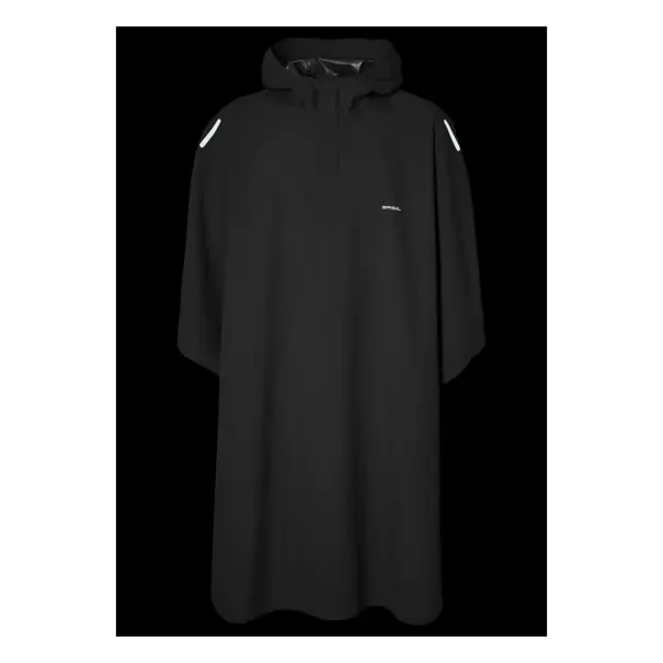 Basil Hoga fietsregenponcho - unisex - zwart - One Size