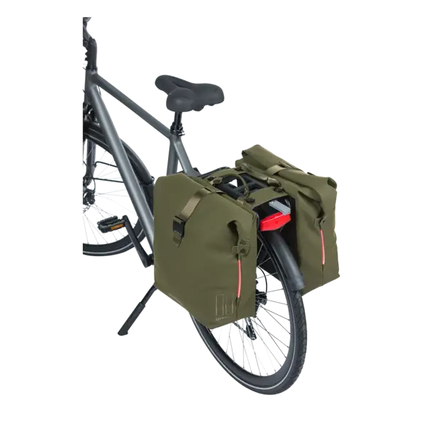 Basil SoHo Nordlicht MIK - dubbele fietstas - 41 liter - moss groen