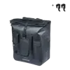 Basil Urban Dry Neo - fietsshopper MIK Hooks - 23-26L - zwart