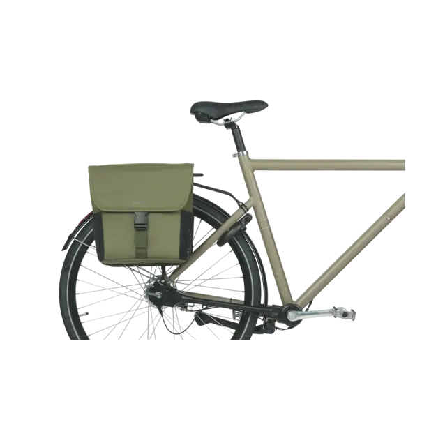 Basil GO - dubbele fietstas - 32 liter - groen