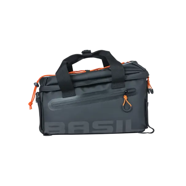 Basil Miles Tarpaulin - bagagedragertas - 7 liter - zwart/oranje