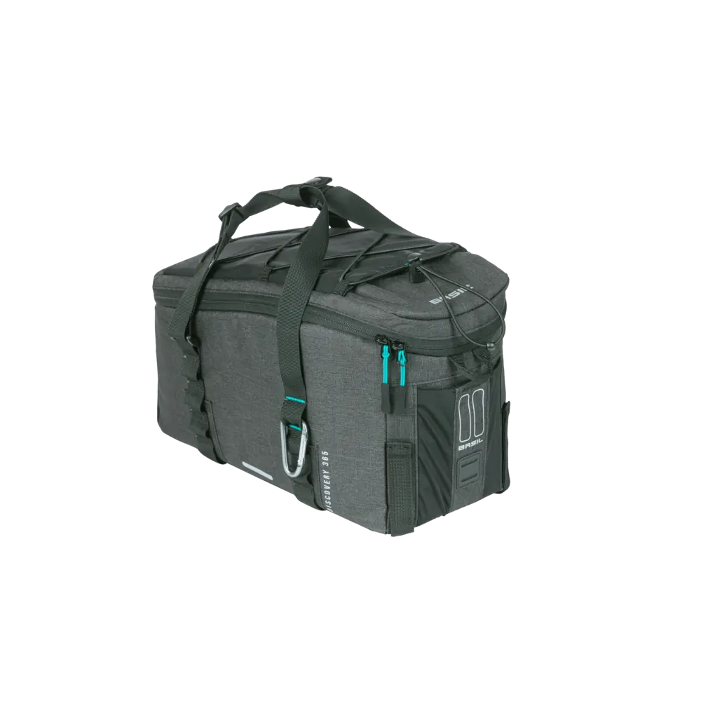 Basil Discovery 365D - bagagedragertas M - 9 liter - zwart