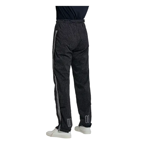 Basil Skane HiVis fietsregenbroek - heren - zwart - XXL