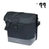 Basil Mara Evo - enkele fietstas MIK Hooks - 20-24L - zwart