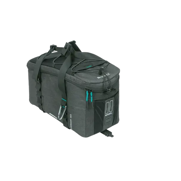 Basil Discovery 365D - bagagedragertas M MIK - 9 liter - zwart