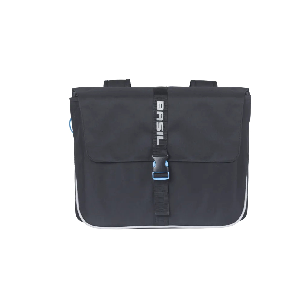 Basil Forte - dubbele fietstas - 35 liter - zwart