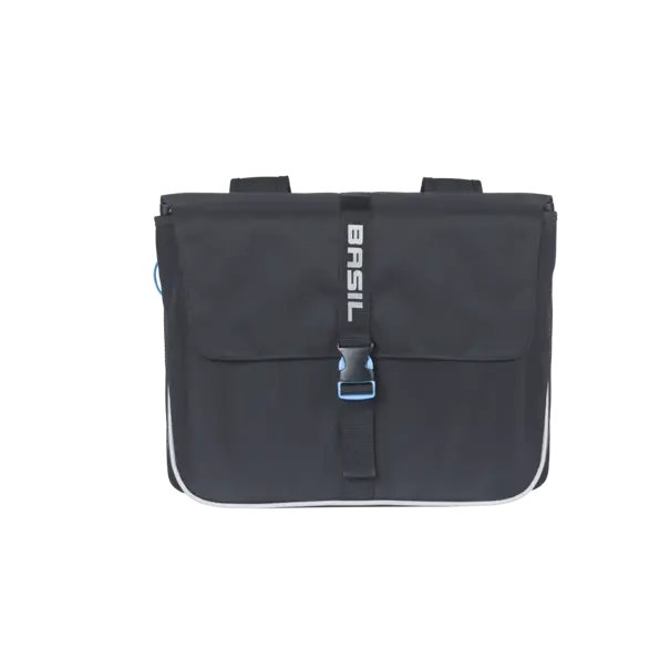 Basil Forte - dubbele fietstas - 35 liter - zwart