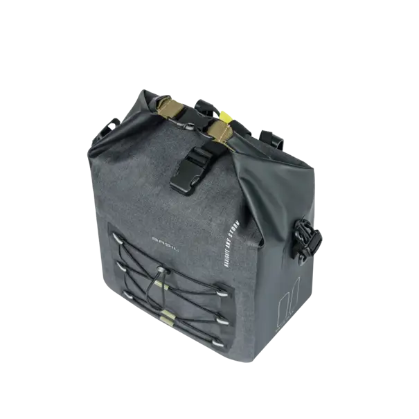 Basil Navigator Storm MIK Studs M - enkele fietstas - 12-15 liter - zwart