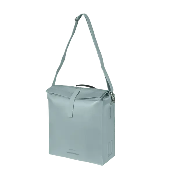 Basil Urban Load Pro - enk. fietstas MIK Hooks - 19-24L - silver blue