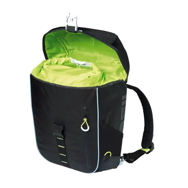 Basil Miles - fietsrugzak - 17 liter - zwart