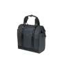 Basil Grand - Tarpaulin fietsshopper MIK Hooks - 23L - zwart