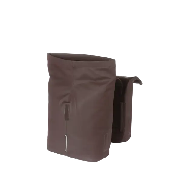 Basil City - dubbele fietstas - 28-32 liter – roasted brown