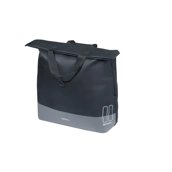 Basil Mara Evo - fietsshopper MIK Hooks - 17-19L - zwart