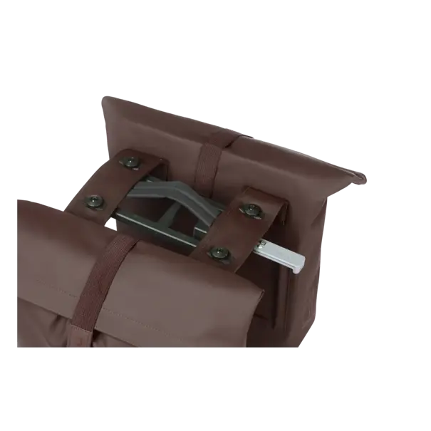 Basil - City - dubbele fietstas MIK - 28-32 liter –roasted brown