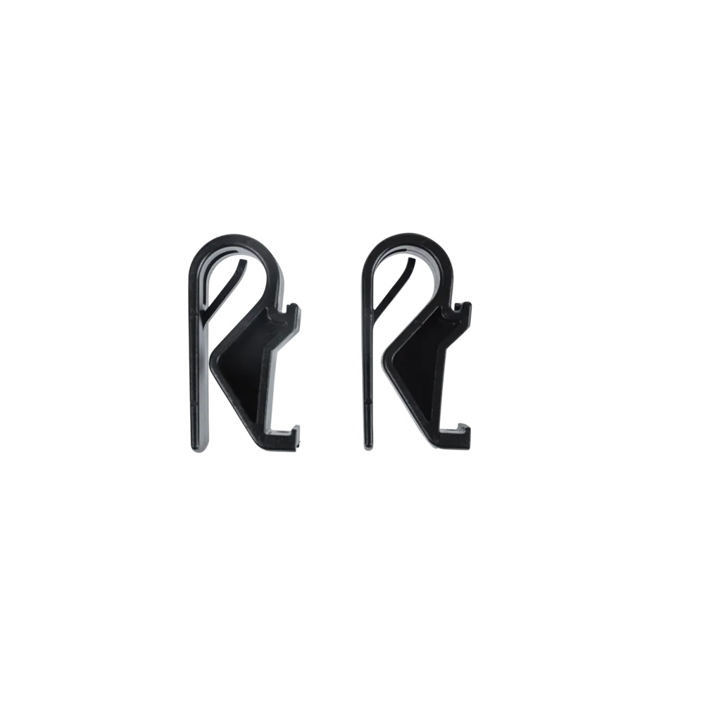 Basil Hook-On system Sports -  set van 2 haken - Ø10-12 mm -zwart