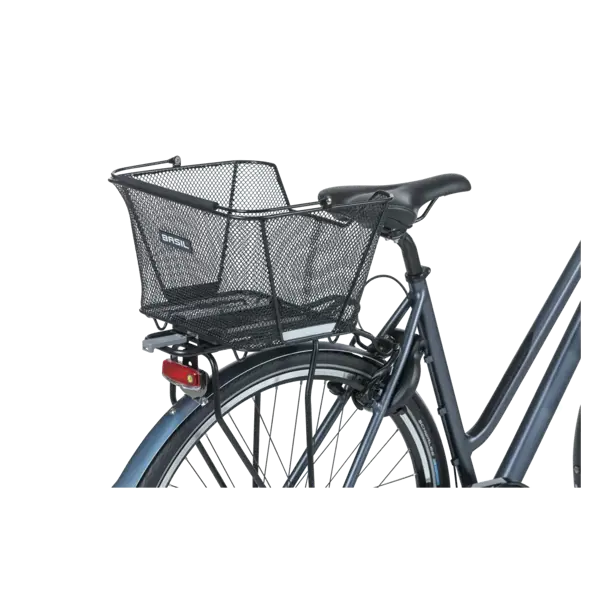 Basil Lesto - fietsmand - achterop - zwart