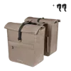Basil Urban Dry Neo - dubbele fietstas MIK - 46-52L - sage brown