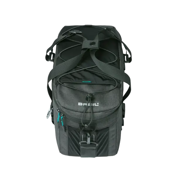 Basil Discovery 365D - bagagedragertas M MIK - 9 liter - zwart