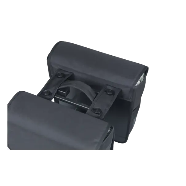 Basil GO - dubbele fietstas MIK - 32 liter - zwart