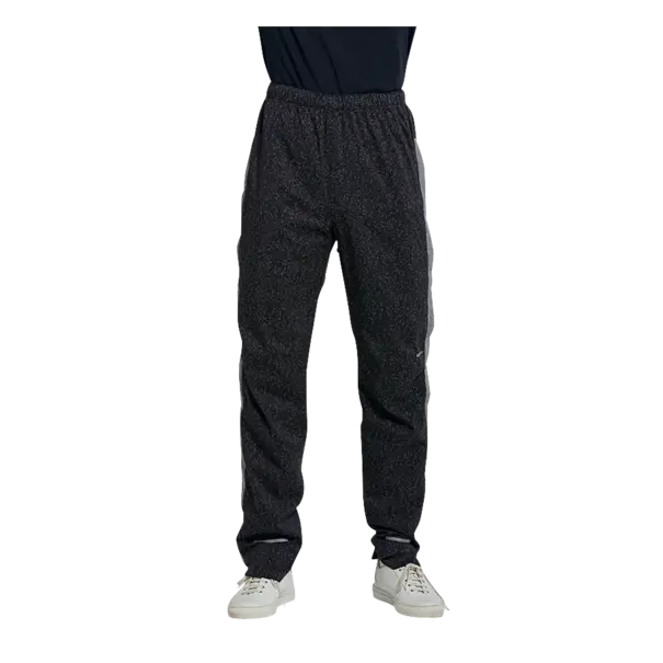 Basil Skane HiVis fietsregenbroek - heren - zwart - XL