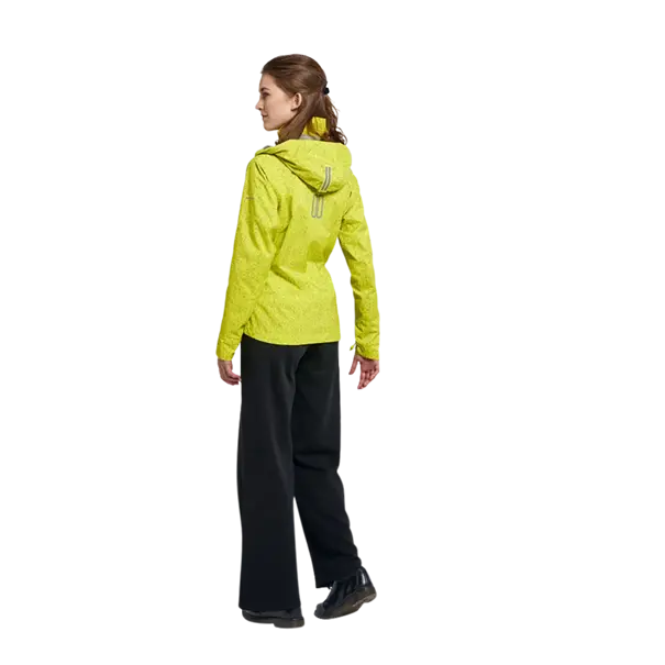 Basil Skane HiVis fietsregenjas - dames - neongeel - XS