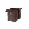 Basil City - dubbele fietstas - 28-32 liter – roasted brown