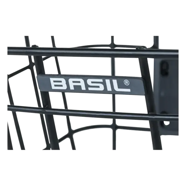 Basil Bremen Alu KF - fietsmand - voorop - zwart