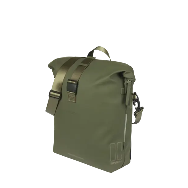 Basil SoHo - fietsschoudertas MIK STUDS - 17 liter - groen