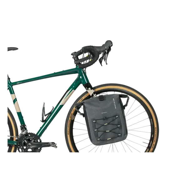 Basil Navigator Storm MIK Studs M - enkele fietstas - 12-15 liter - zwart