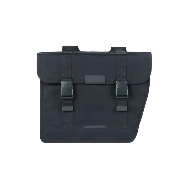 Basil Kavan Eco Classic Rounded - dubbele fietstas - 46 liter - zwart