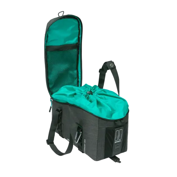 Basil Discovery 365D - bagagedragertas M MIK - 9 liter - zwart