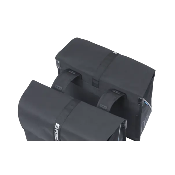 Basil Forte - dubbele fietstas - 35 liter - zwart