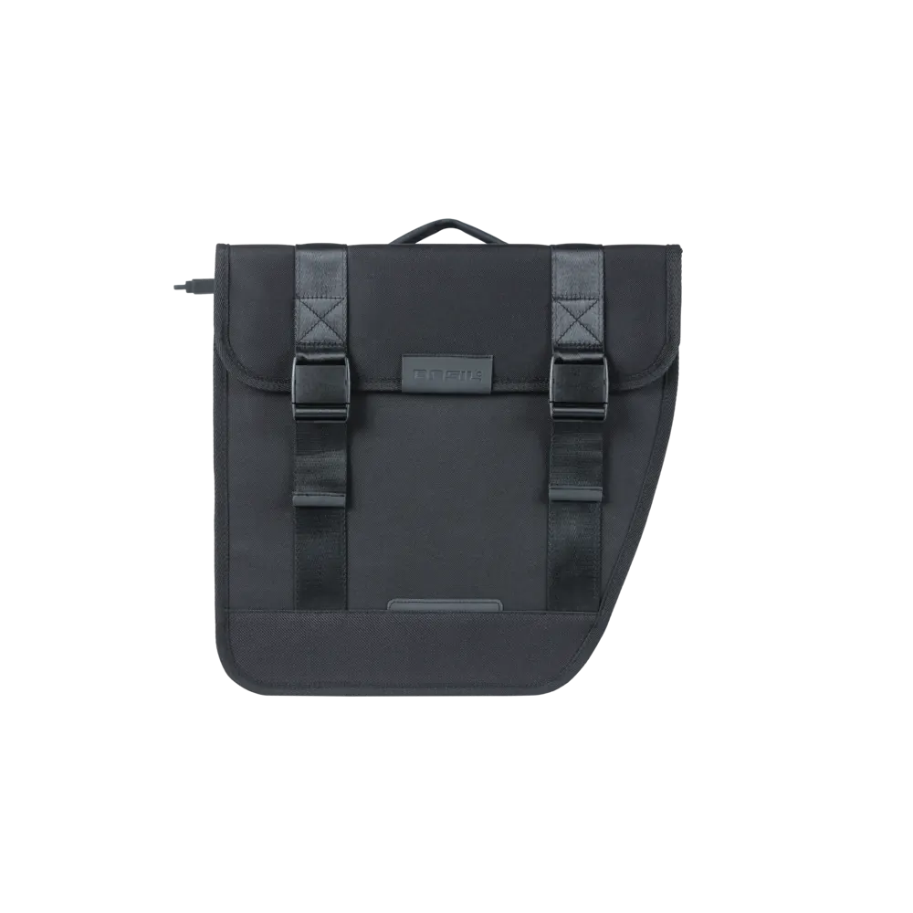 Basil Tour - dubbele fietstas MIK - 28 liter - zwart