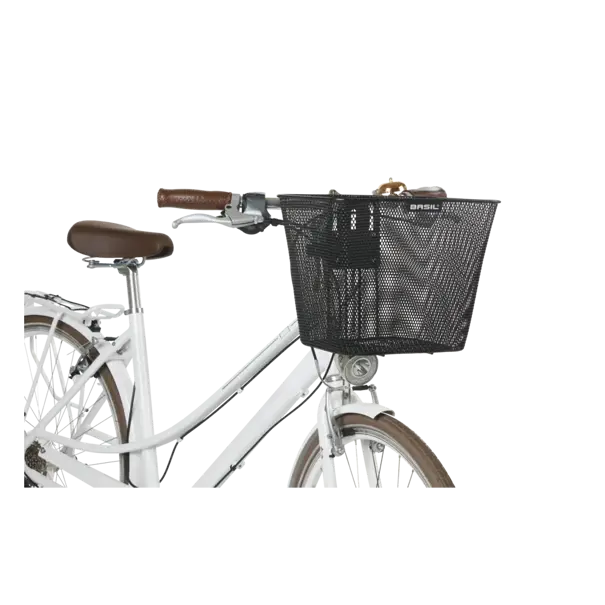 Basil Bilbao FM - fietsmand - voorop - zwart