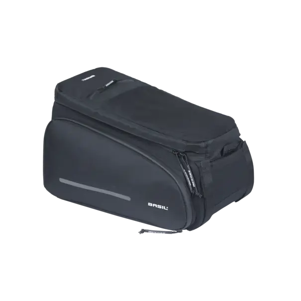 Basil Move - bagagedragertas - 10-26 liter - zwart