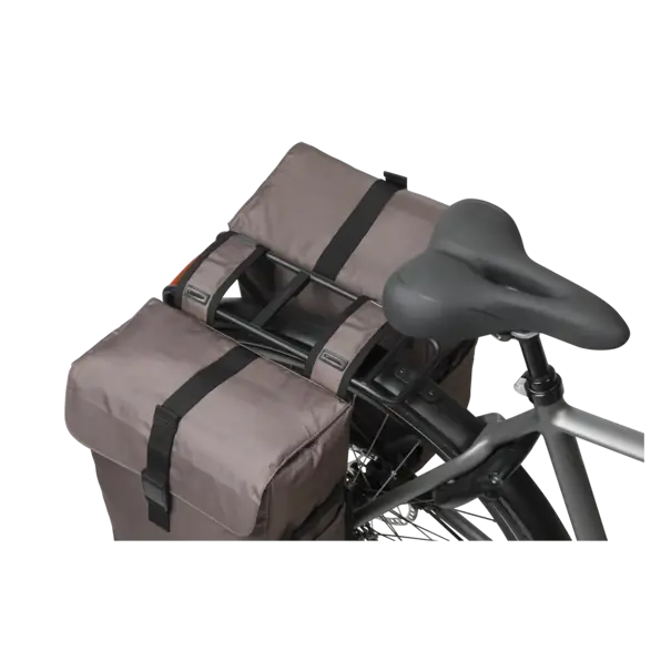 Basil Move -  dubbele fietstas - 30 liter - bruin