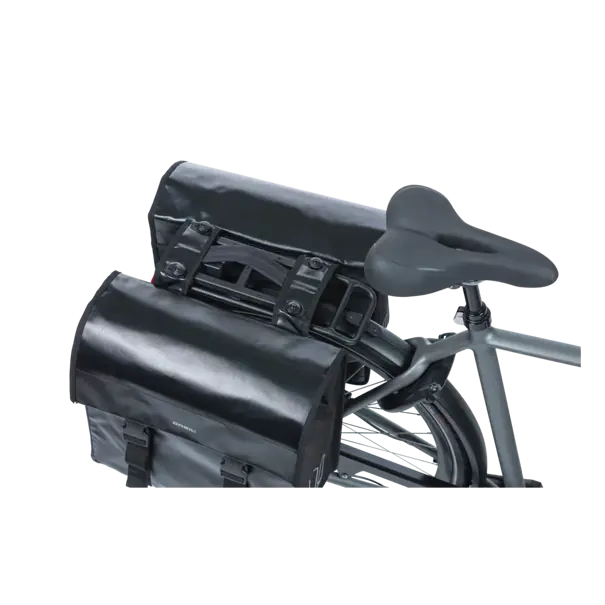 Basil Urban Load - dubbele fietstas MIK - 48-53 liter - zwart
