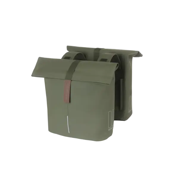 Basil City - dubbele fietstas - 28-32 liter – moss green