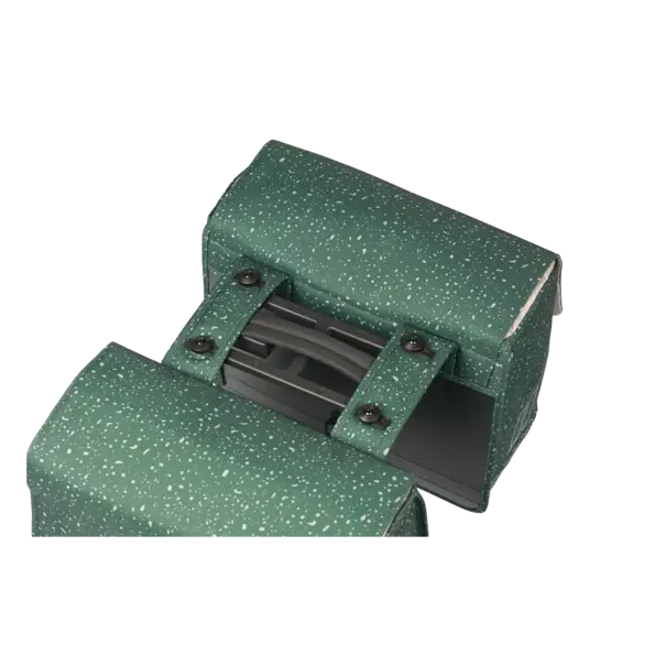 Basil Flair  - dubbele fietstas MIK - 35 liter - groen