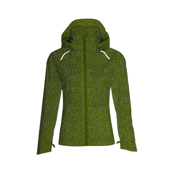 Basil Skane HiVis fietsregenjas - dames - neongeel - M