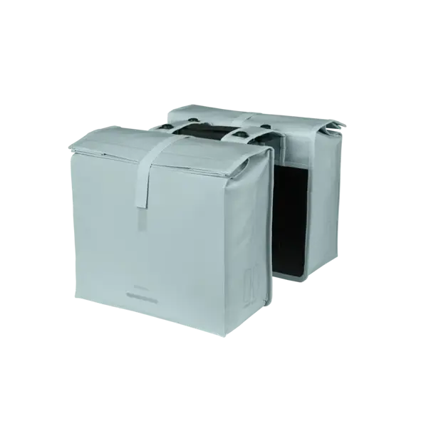 Basil Urban Load Pro - dubbele fietstas MIK - 50-64L - silver blue