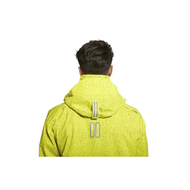 Basil Skane HiVis fietsregenjas - heren - neongeel - XXL