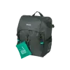 Basil Discovery 365D L - enkele tas MIK Hooks - 20L - zwart gemêleerd