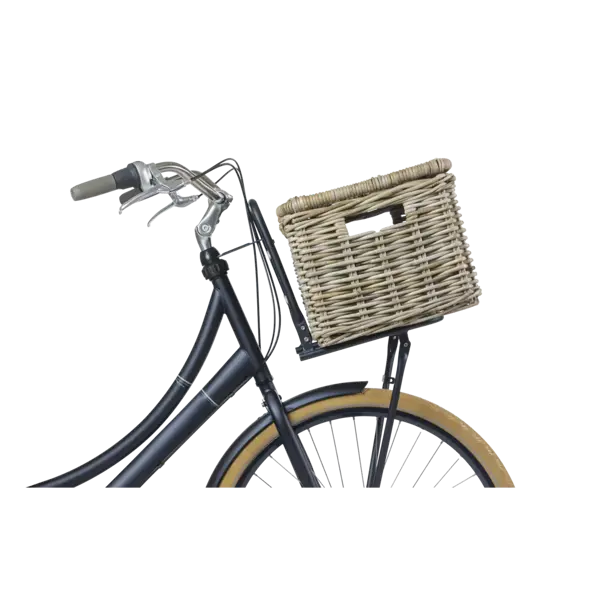 Basil Dax - fietsmand - large - grijs