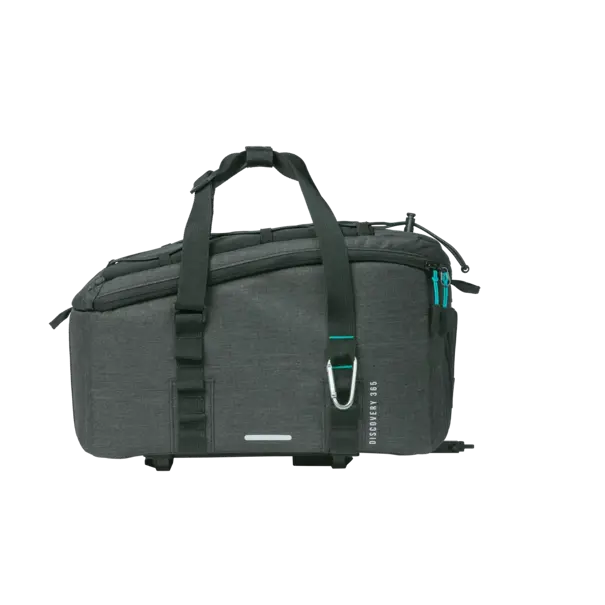 Basil Discovery 365D - bagagedragertas M MIK - 9 liter - zwart